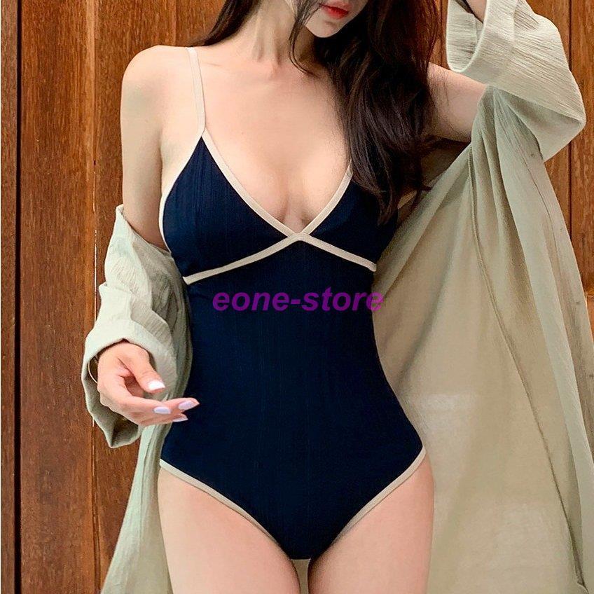 水着 レディース 体型カバー 水着 モノキニ サロペット ビキニ 背中出し 小胸バンドゥ 水着 韓国風 代30代40代 可愛い スイムウェア ママ水着 Xl1 E One Store 通販 Yahoo ショッピング