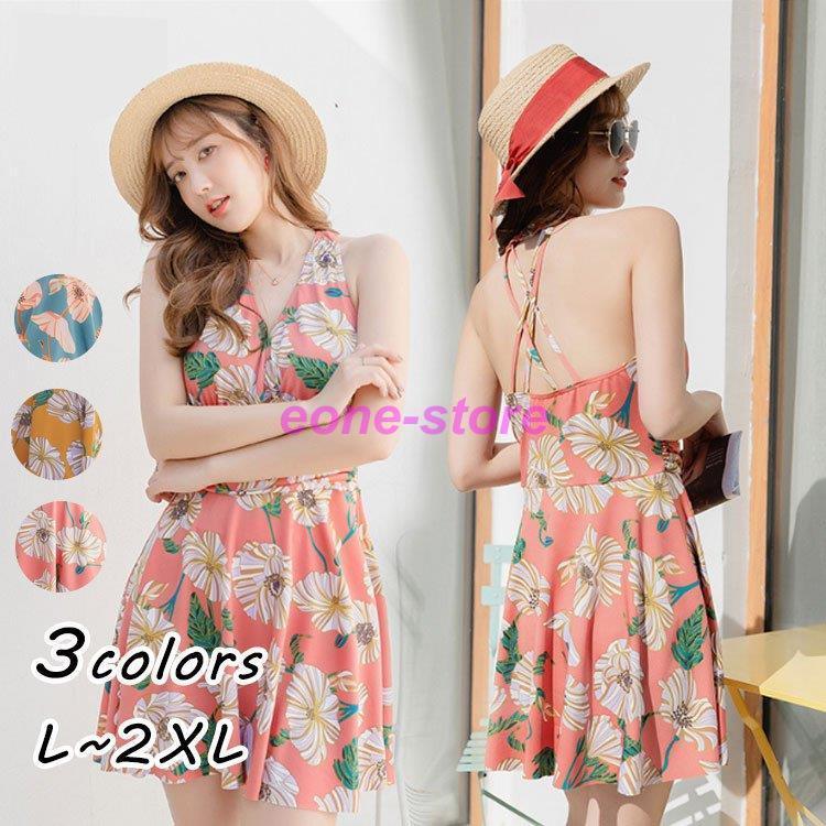 水着 レディース ショットパンツ 水着 ワンピース水着 背中出し ママ水着 着痩せ 大きいサイズ ママ水着 スイムウェア 代 30代 40代 Xl1 E One Store 通販 Yahoo ショッピング