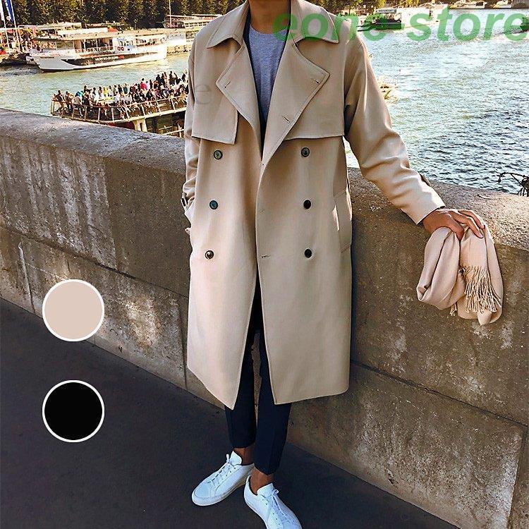 激安本物 Zara 冬 ロングコート チェスターコート メンズアウター ベージュ アウター