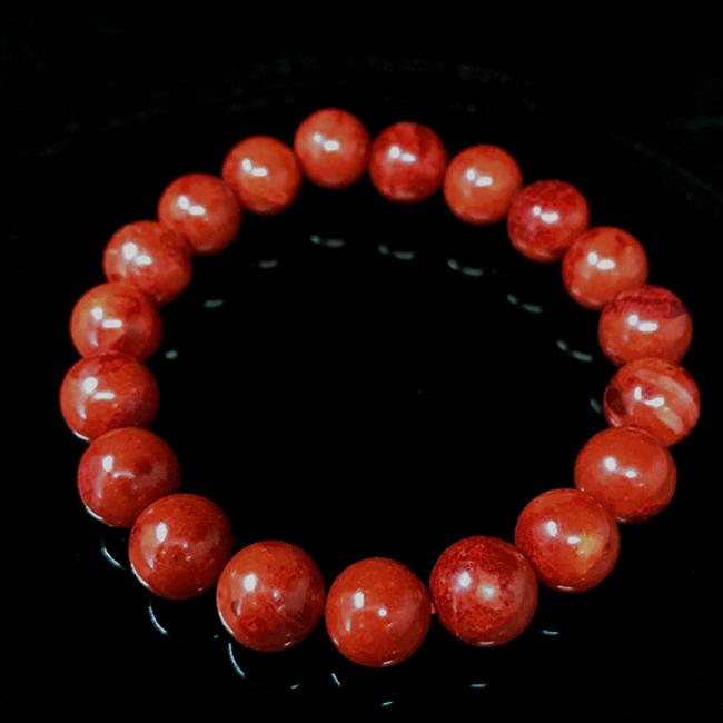 サンゴブレスレット 天然 大玉 約12mm珠 さんご 珊瑚 アフリカサンゴ ブレスレット メンズ レディース イオプラスショップ ヤフー店 通販 Yahoo ショッピング