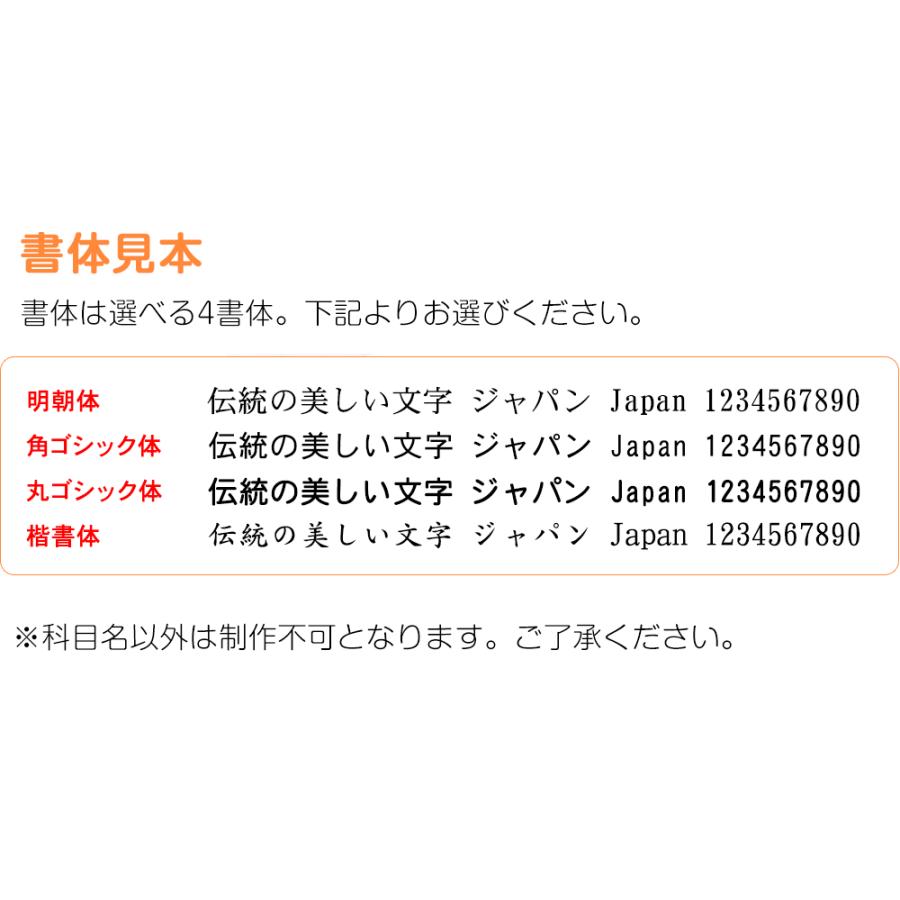 科目印【4.5×22.5(mm)】3個セット　《別注品》 最大6文字まで　ゴム印鑑 はんこ オーダー 科目印(ゴム印 ハンコ 会社 スタンプ 事務用品 法人 オーダーメイド)｜ep-insho｜02