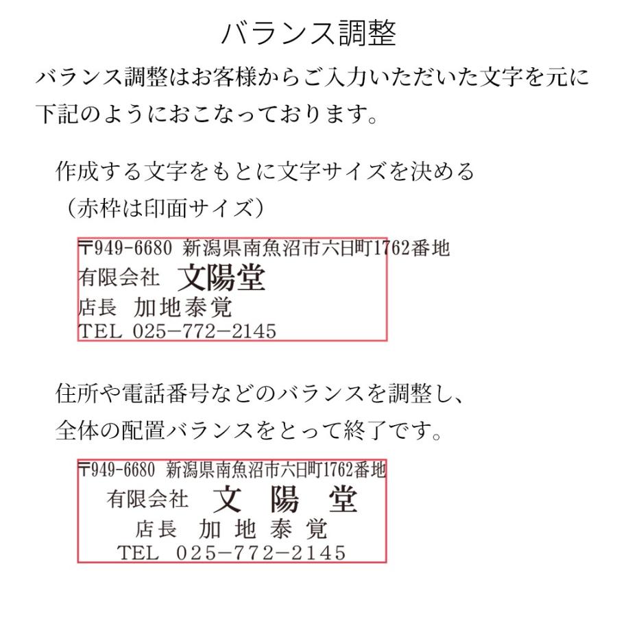 ゴム印 住所印 住所 スタンプ 選べるサイズ オーダー スキナスタンプ キャップレス 社判 社名 会社 印鑑 はんこ｜ep-insho｜04