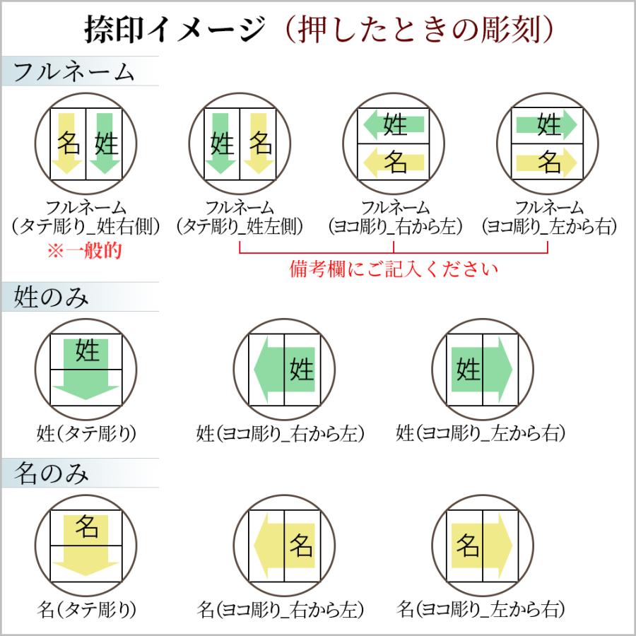 黒水牛 ケース無し 印面朱色 実印 印鑑 はんこ 個人印 ハンコ仕事 職場 16.5mm 10年保証｜ep-insho｜03