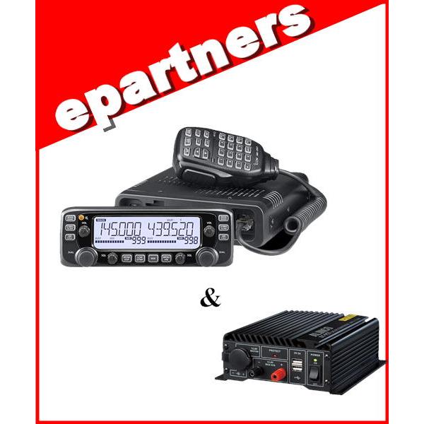 IC-2730D(IC2730D) & DT-921(DCDC 20A) アイコム 144/430MHz 50W