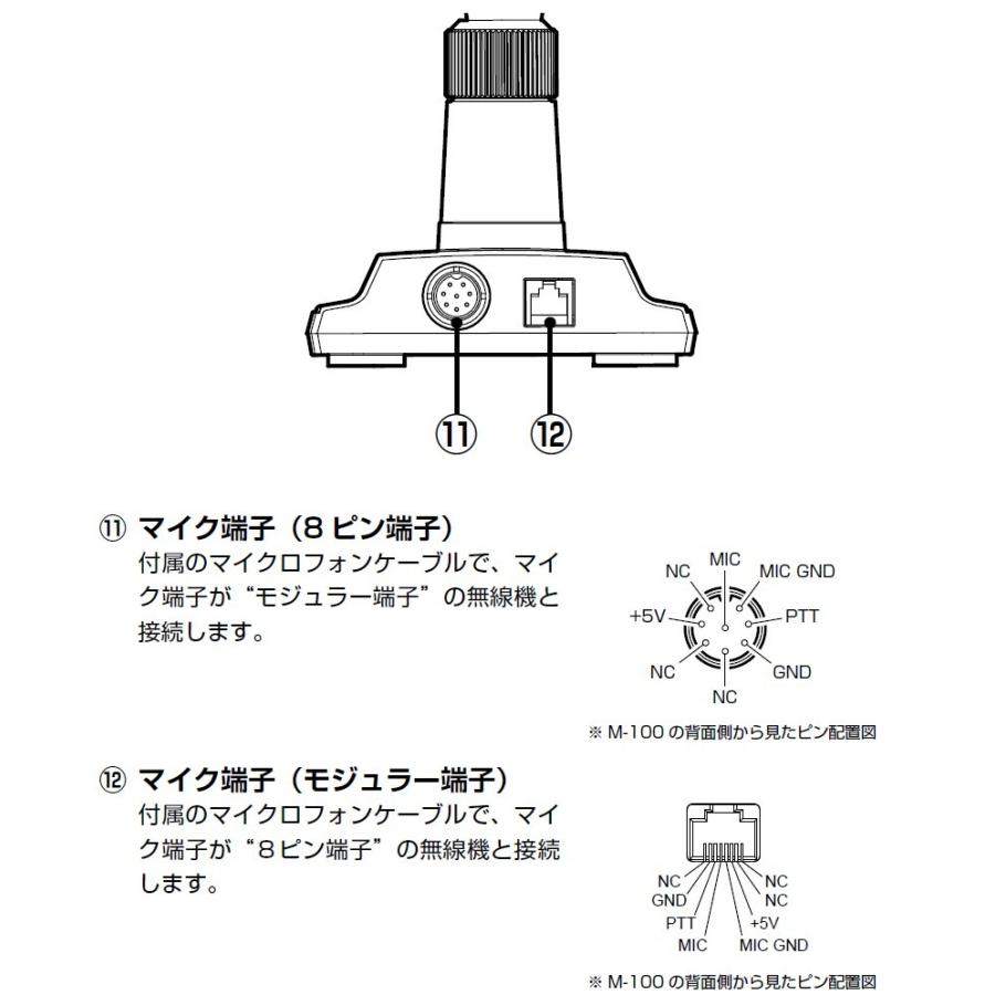 M-100(M100) YAESU 八重洲無線 高級 デスクトップマイクロホン