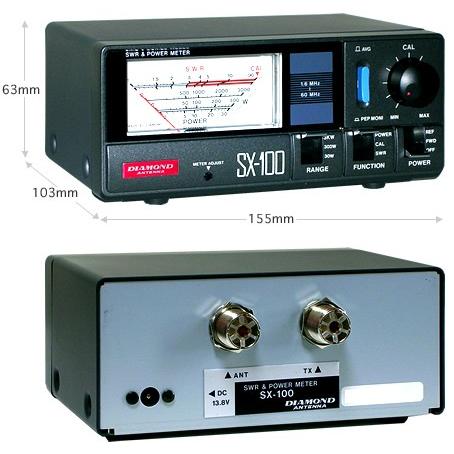 SX-100(SX100) 第一電波工業(ダイヤモンド) 1.6〜60MHz SX100 SWR計 アマチュア無線｜epartners｜02