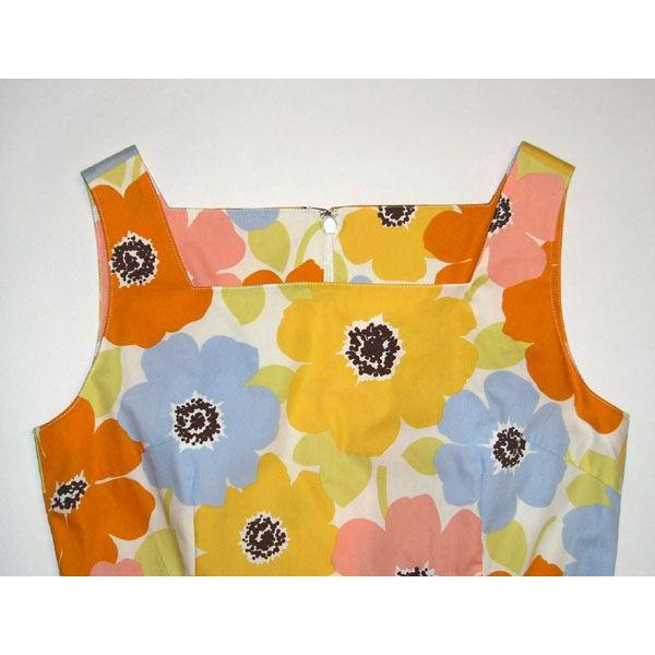 型紙 パターン スクエアネックワンピース型紙 テキスト付き Lop 001 Eパターン コレクション ヤフー店 通販 Yahoo ショッピング