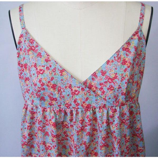 型紙 パターン マキシ丈キャミワンピース型紙 脇ファスナー テキスト付き Lop 008 Eパターン コレクション ヤフー店 通販 Yahoo ショッピング