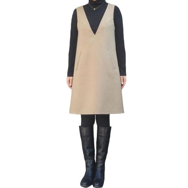 型紙 パターン 深vネックワンピース型紙 テキスト付き Lop 012 Eパターン コレクション ヤフー店 通販 Yahoo ショッピング