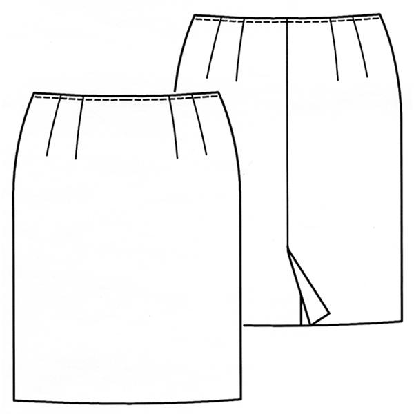 型紙 パターン タイトスカート型紙 テキスト付き Lsk 011 Eパターン コレクション ヤフー店 通販 Yahoo ショッピング