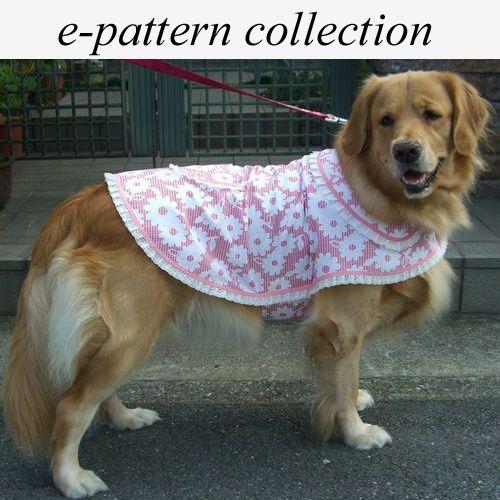 型紙 パターン 犬服 おしゃれケープ型紙 大型犬用 テキスト付き Pco 005 R Eパターン コレクション ヤフー店 通販 Yahoo ショッピング