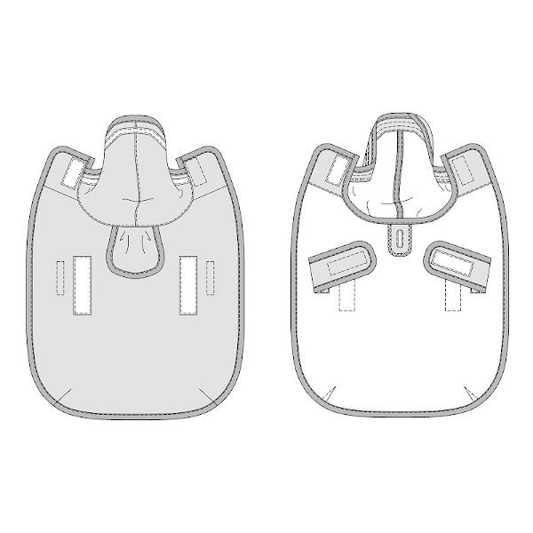 犬服型紙 レインコート 小型犬 小型犬ロング 中型犬用 テキスト付き Pco 017 Eパターン コレクション ヤフー店 通販 Yahoo ショッピング