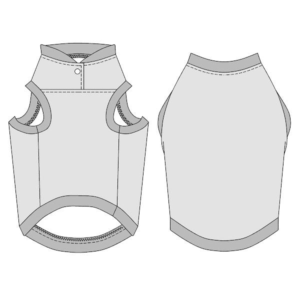 犬服型紙 前あきタンクトップ 小型犬 小型犬ロング 中型犬用 テキスト付き Pcs 013 Eパターン コレクション ヤフー店 通販 Yahoo ショッピング