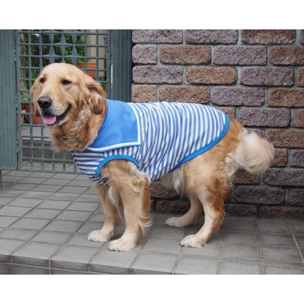 犬服型紙 セーラーカラータンクトップ 大型犬用 テキスト付き : e