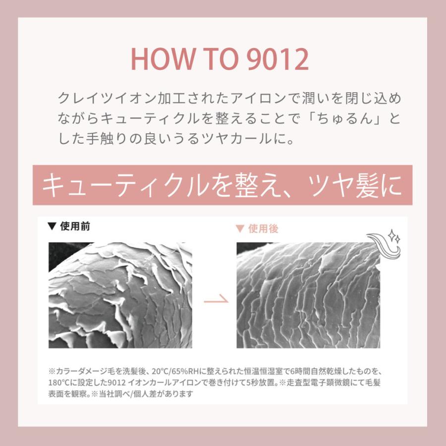 CREATEs（クレイツ） カールアイロン メーカー保証付き 9012 イオン