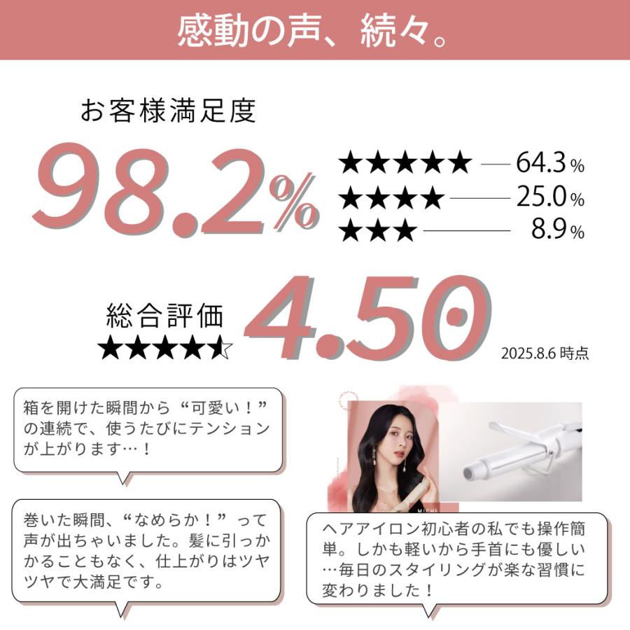 CREATEs（クレイツ） カールアイロン メーカー保証付き 9012 イオン