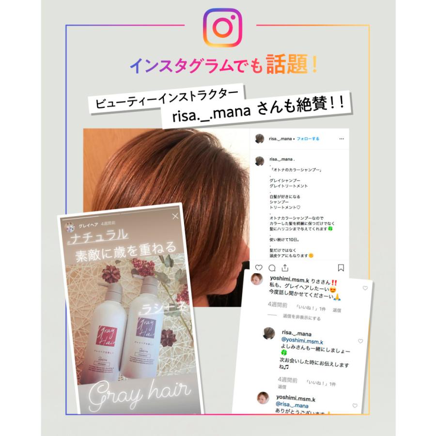 Racine グレイヘアシャンプー 500ml ラシーネ グレイヘア シャンプー 白髪 白髪染め サロン品質 美容室 美容院 サロン専売 Racine 001 Beautiful Toy Box ヤフー店 通販 Yahoo ショッピング