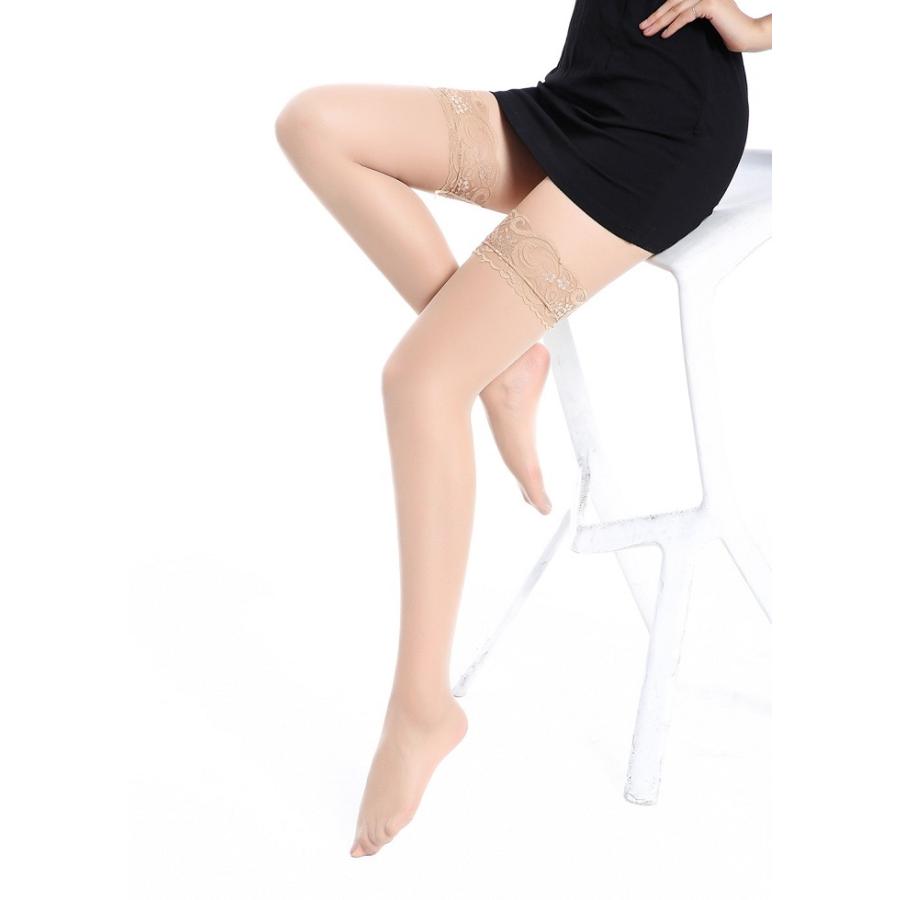 BS032 ガーター ストッキング 太もも丈 人気 セクシー  ガーター パンスト セクシー 美脚 かわいい レディース 黒 白 フリーサイズ  コスプレ |  | 02