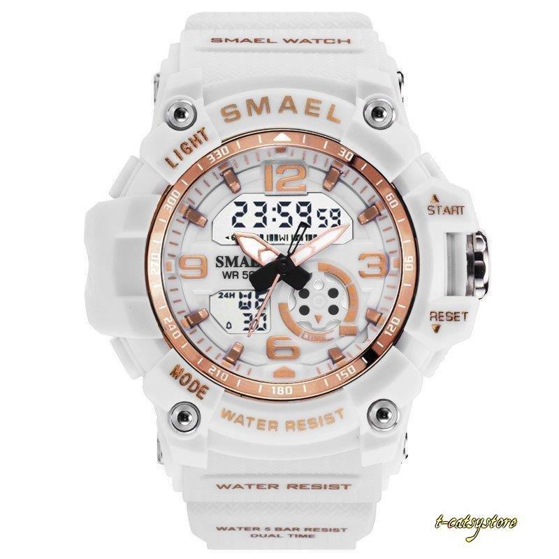 レディースメンズ 腕時計 ウォッチ 時計 就活 サラリーマン 時計メンズ スポーツウォッチ アウトドア腕時計 50m防水 誕生日プレゼント ホワイト 腕時計 簡易包装 了承済