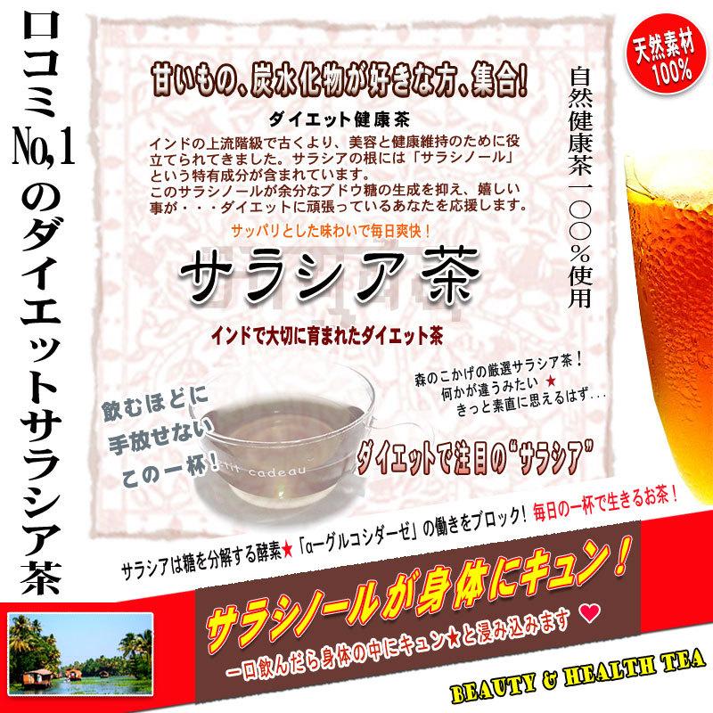 S サラシア茶 3g×100p ティーバッグ さらしあ茶 サラシア コタラヒム茶 (農薬検査済) 北海道 沖縄 離島も無料配送可 森のこかげ 売れ筋 売サラ｜epicot｜05