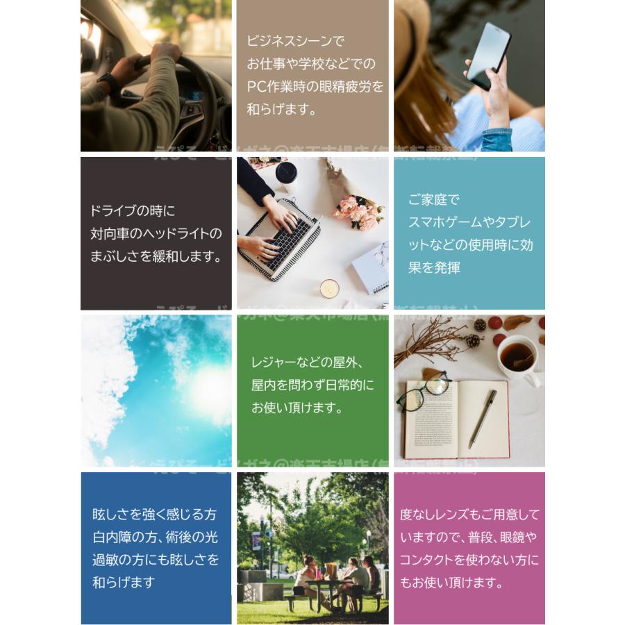 度なし】眼精疲労予防 ネッツペック b.u.i 高屈折1.60レンズ 2枚1組