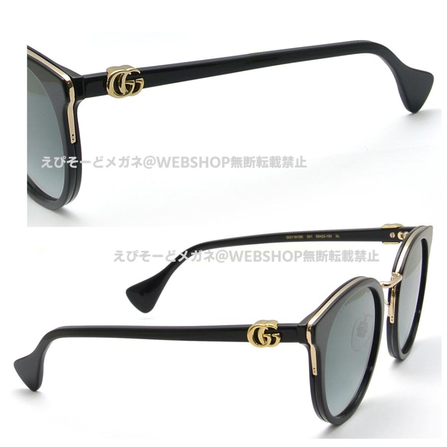 GUCCI GG1181SK 001 ブラック/グレーグラデーション グッチ GUCCI GG1181SK 001 ブラック/グレーグラデーション グッチ