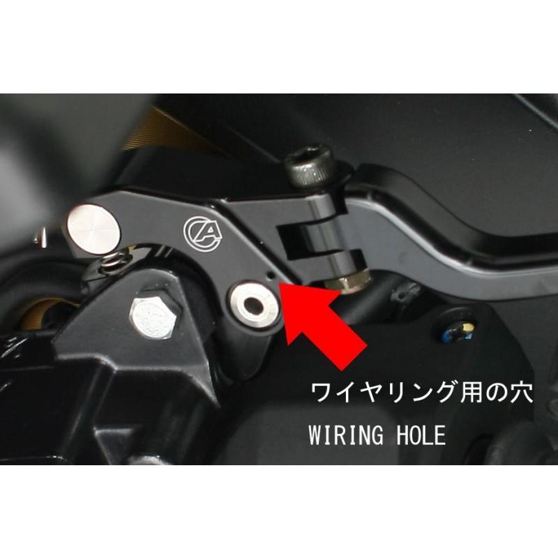 アクティブ ビレットレバー RS2タイプ HONDA CBR250RR '17 〜 '20/CBR250RR(ABS) '17 〜 '20 [ブレーキ] ブラック｜epix｜03