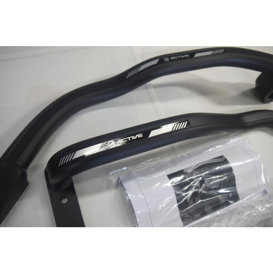 アクティブ サブフレーム マットブラックアルマイト ZRX1200R 01-08