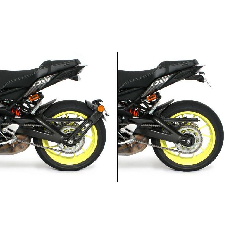 アクティブ フェンダーレスキット ブラック LEDナンバー灯付 YAMAHA MT-09(ABS) '17 〜 '20/MT-09 SP ABS '18の画像