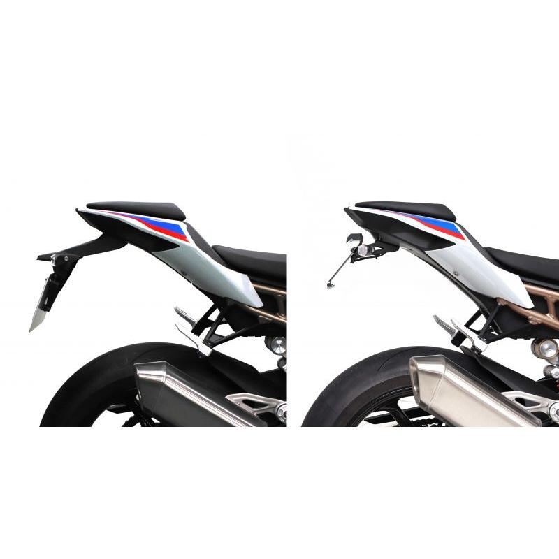 フェンダーレスキット ブラック LEDナンバー灯付き リフレクター付属