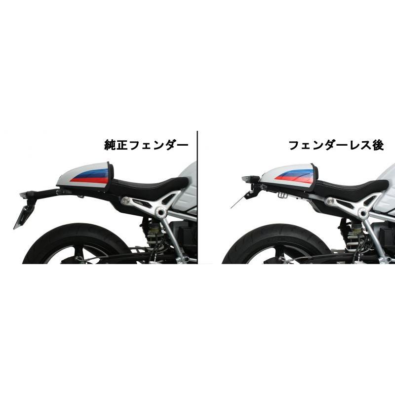 フェンダーレスキット ブラック リフレクター付 BMW R nineT '14