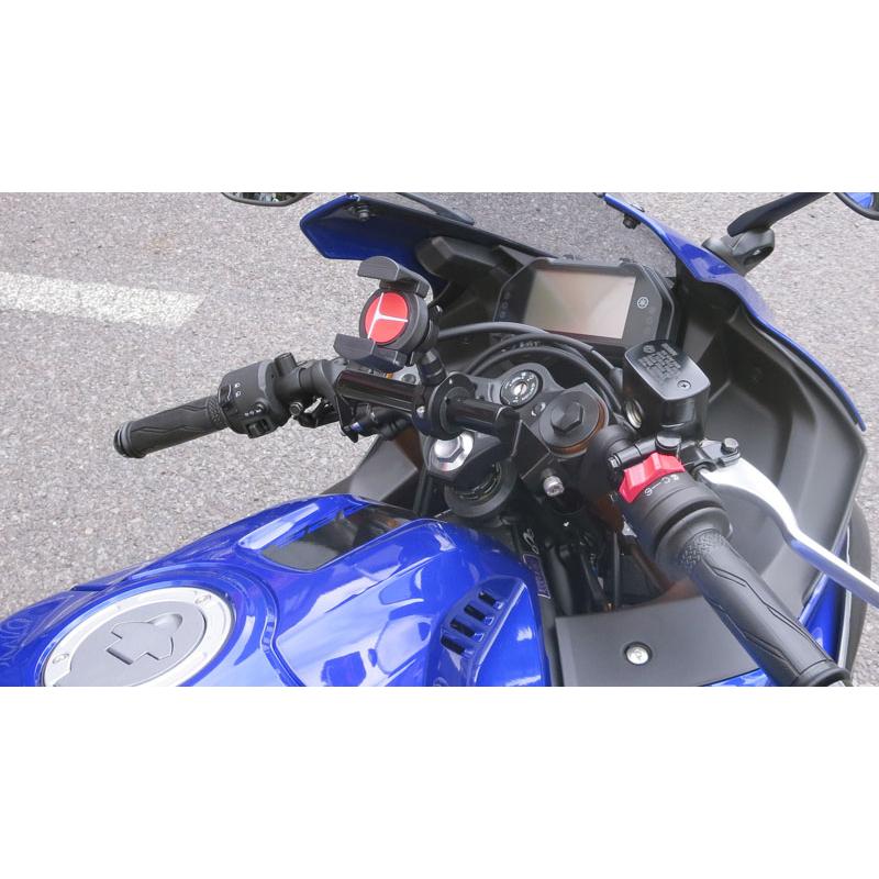 キジマ マウントバーステー ブラック YZF-R25 19-【204-0655