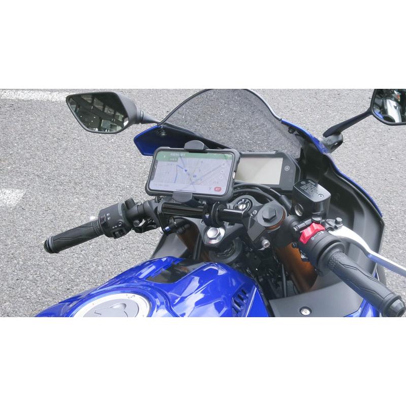 キジマ マウントバーステー ブラック YZF-R25 19-【204-0655