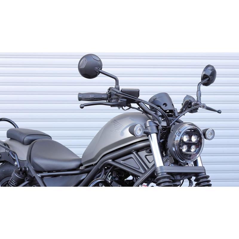 キジマ ハンドル ブラック REBEL250/500 17- 新型対応品 204-33867