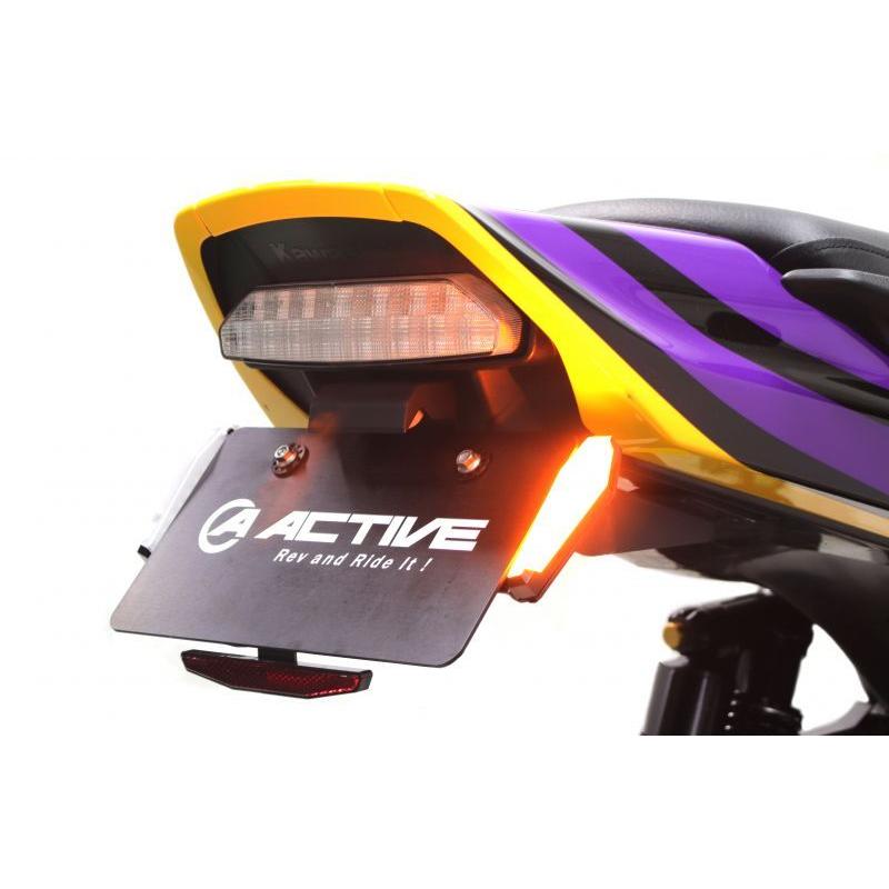 アクティブ LEDナンバーサイドウインカー コンパクト ホワイトレンズ