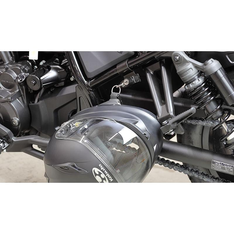 キジマ ヘルメットロック φ32クランプタイプ ブラック Z1/Z2【303-1608