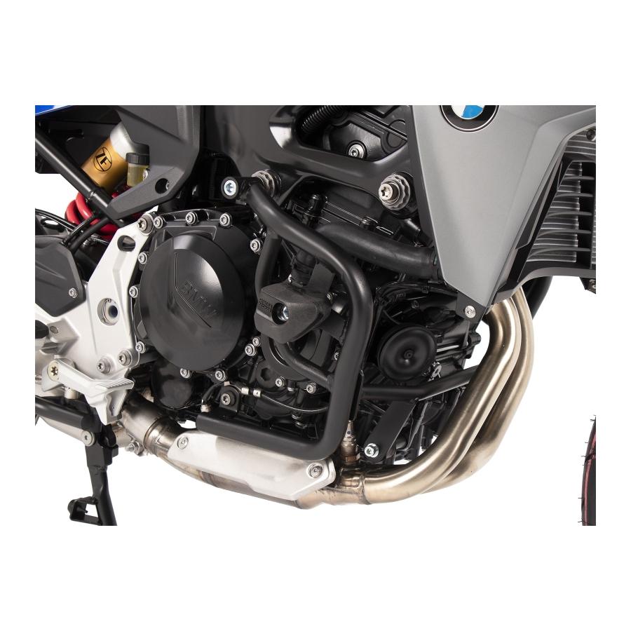 ヘプコ＆ベッカー エンジンガード ブラック クラッシュパッド付 F900R 