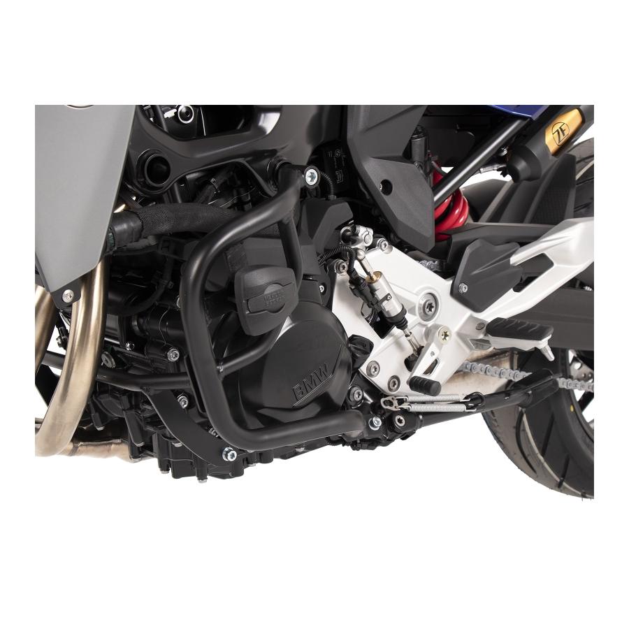 ヘプコ＆ベッカー エンジンガード ブラック クラッシュパッド付 F900R 