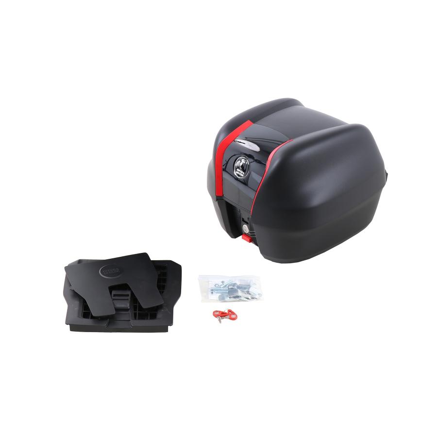 ヘプコアンドベッカー　トップケース ジャーニー 汎用タイプ 30 ブラック　610206-SET ヘプコ＆ベッカー トップケース ジャーニー 汎用タイプ 30 ブラック