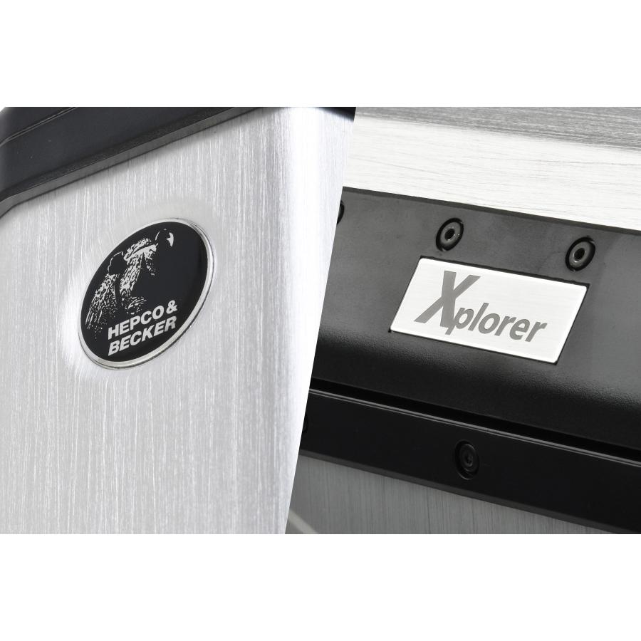 ヘプコ＆ベッカー サイドケース エクスプローラー 40 右 シルバー