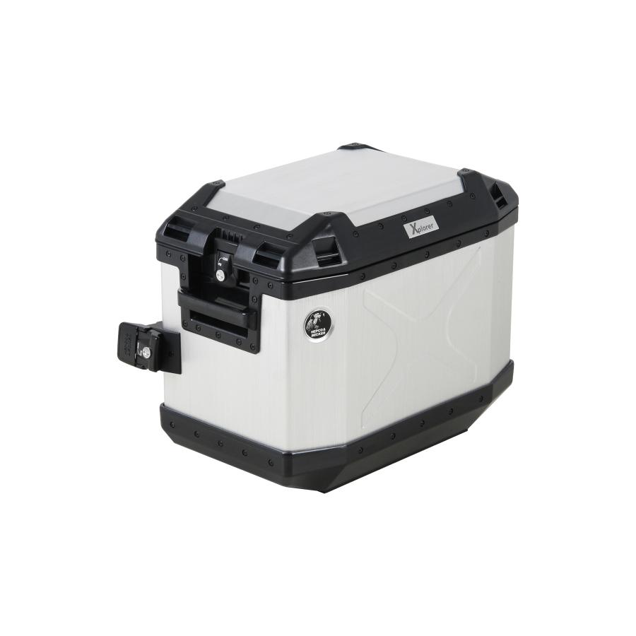 ヘプコアンドベッカー　サイドケース エクスプローラー 40 右 シルバー　610211-0000 ヘプコ＆ベッカー サイドケース エクスプローラー 40 右 シルバー