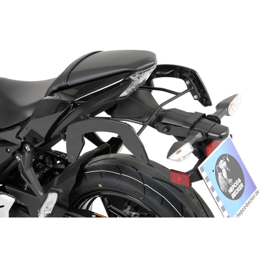 ソフト ヘプコ＆ベッカー C-Bowサイドキャリア ブラック Ninja650 17-21
