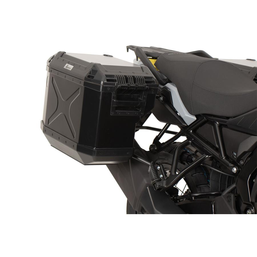 ヘプコ＆ベッカ サイドキャリア カットアウトセット サイドケース エクスプローラー ブラック付 V-Strom800 DE 23_1