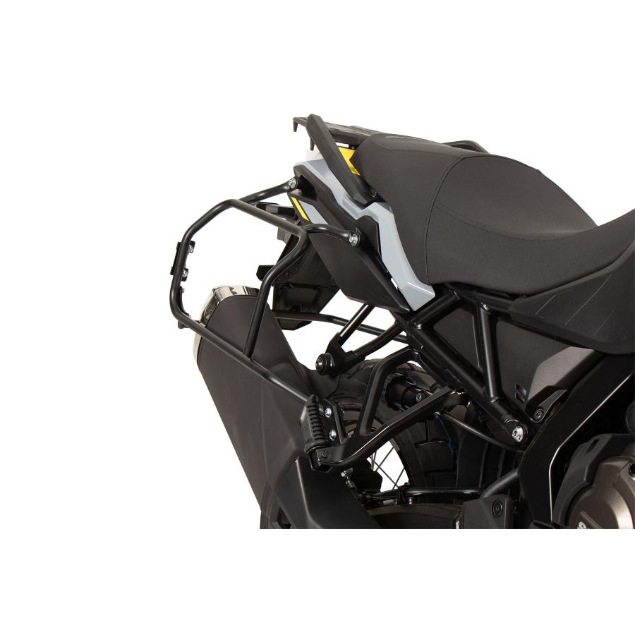 ヘプコ＆ベッカ サイドキャリア カットアウトセット サイドケース エクスプローラー ブラック付 V-Strom800 DE 23_2