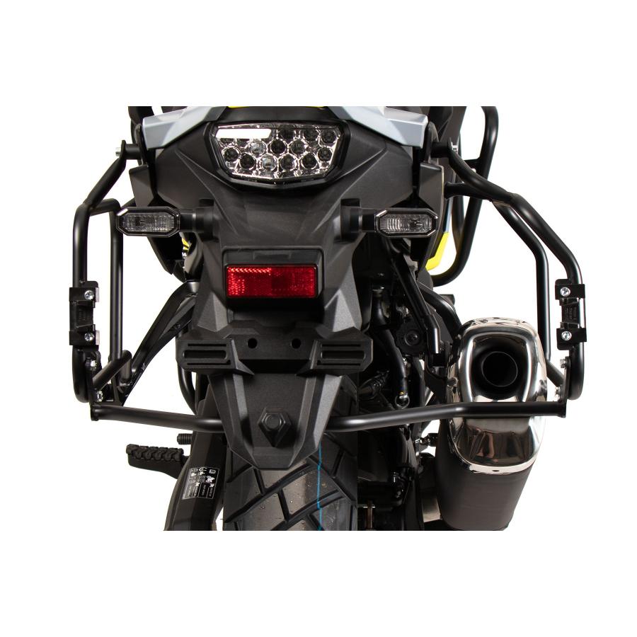 ヘプコ＆ベッカ サイドキャリア カットアウトセット サイドケース エクスプローラー ブラック付 V-Strom800 DE 23_3