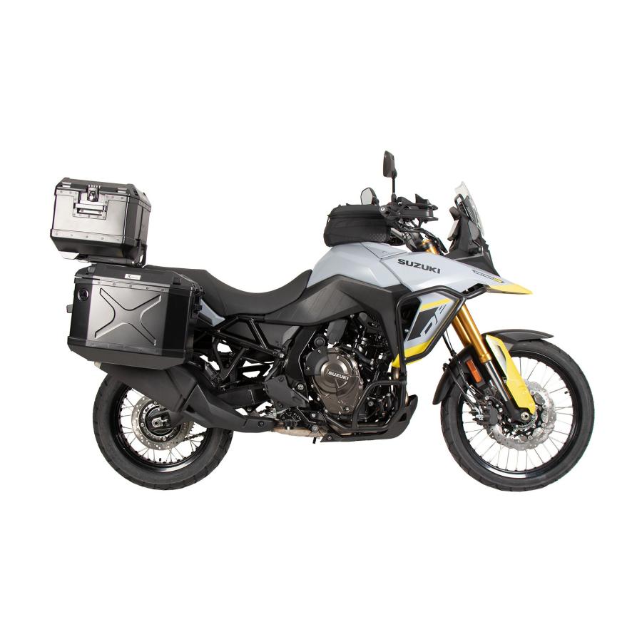 ヘプコ＆ベッカ サイドキャリア カットアウトセット サイドケース エクスプローラー ブラック付 V-Strom800 DE 23_4