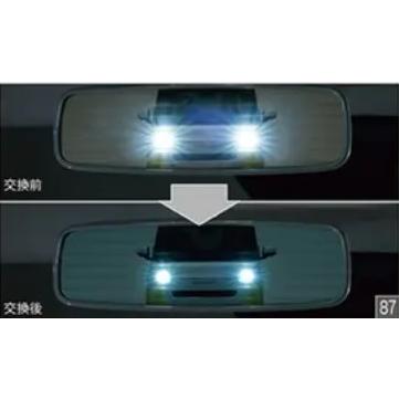キャンバス LA850S/LA860S 後期：純正 ルームミラー（鏡面防眩タイプ） | ムーヴ