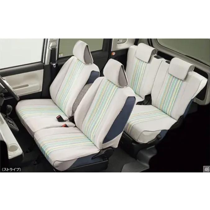 (純正)ダイハツ　ムーブキャンバス　シートクロス　シートカバー ムーヴ キャンバス LA850S/LA860S 後期：純正 簡単脱着＆洗えるシート