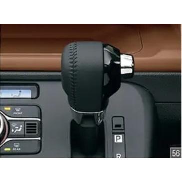 ムーヴ キャンバス LA850S/LA860S 後期：純正 シフトノブ（本革巻き