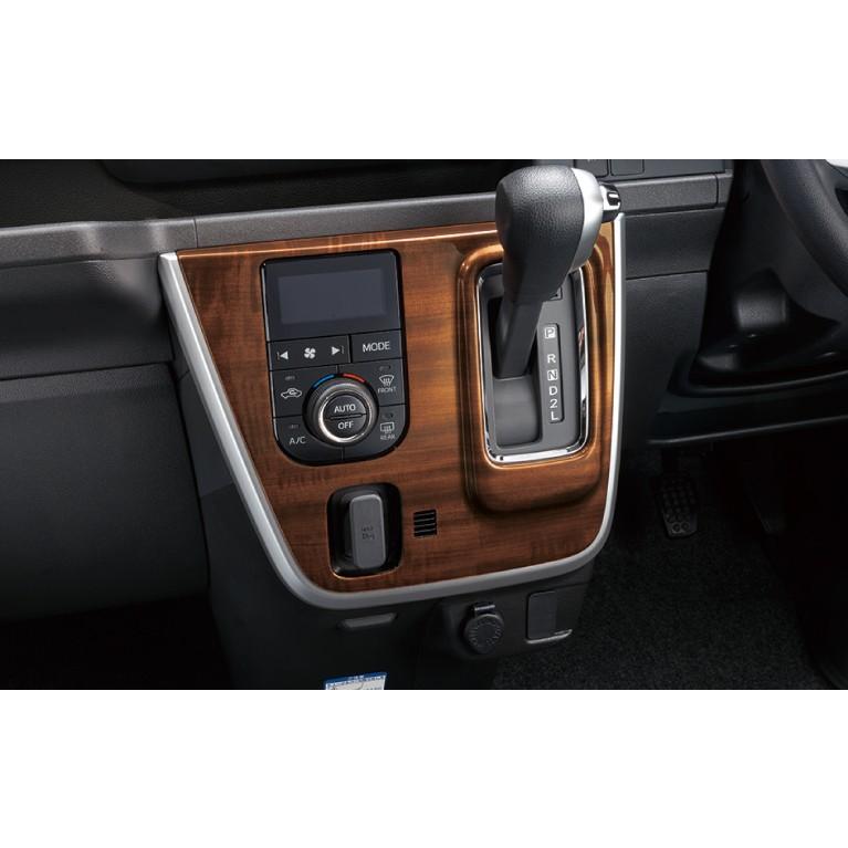アトレーワゴン 300系 後期 ヒーターコントロールパネル（ファインウッド調） ダイハツ（DAIHATSU） アトレーワゴン 300系 後期：純正 ヒーター